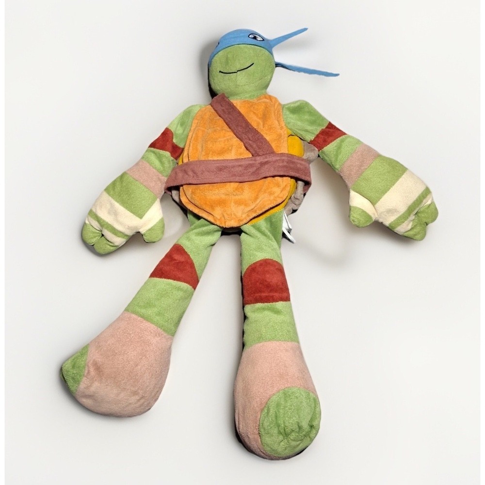 Nickelodeon TMNT Leonardo Plush 22 Inch Blue Mask Ninja‎ Turtle 2014 Stuffed Toy